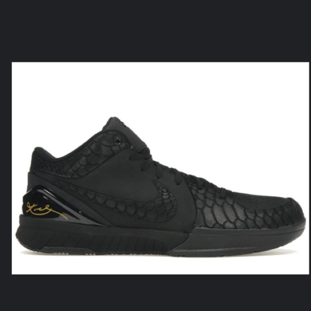 Nike Kobe 4 Protro Black Sneakers The Gift of Mamba